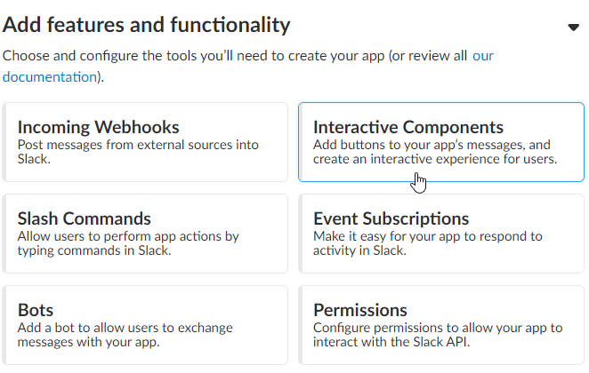Interactive Components